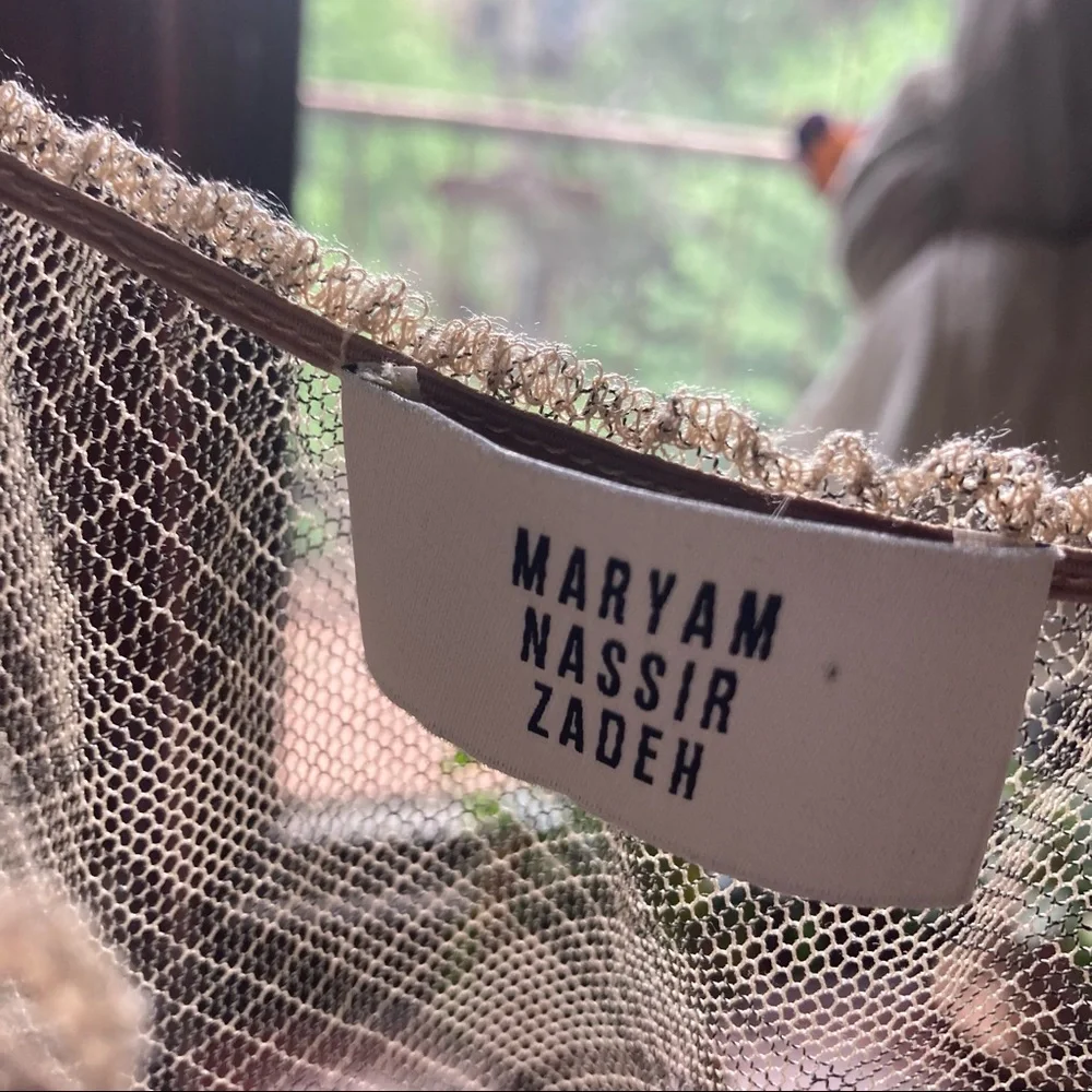 Maryam Nassir Zadeh mesh cami - Picture 3 of 4